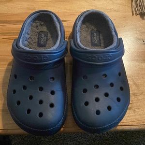 Fuzz lined crocs